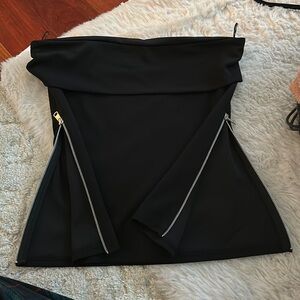 Zara Side Zip strapless top